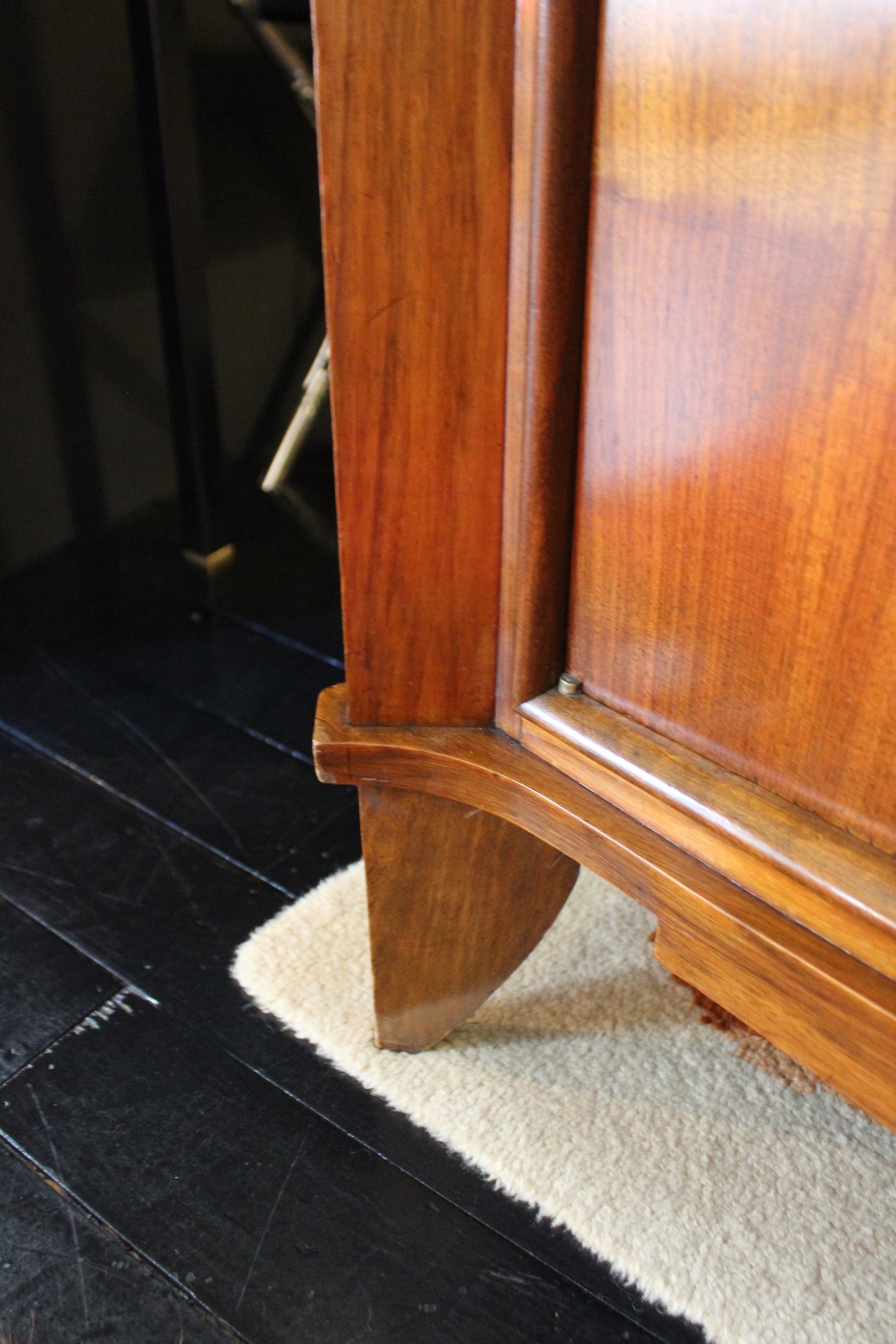 Credenza con ante scorrevoli in Teak, Anni '60