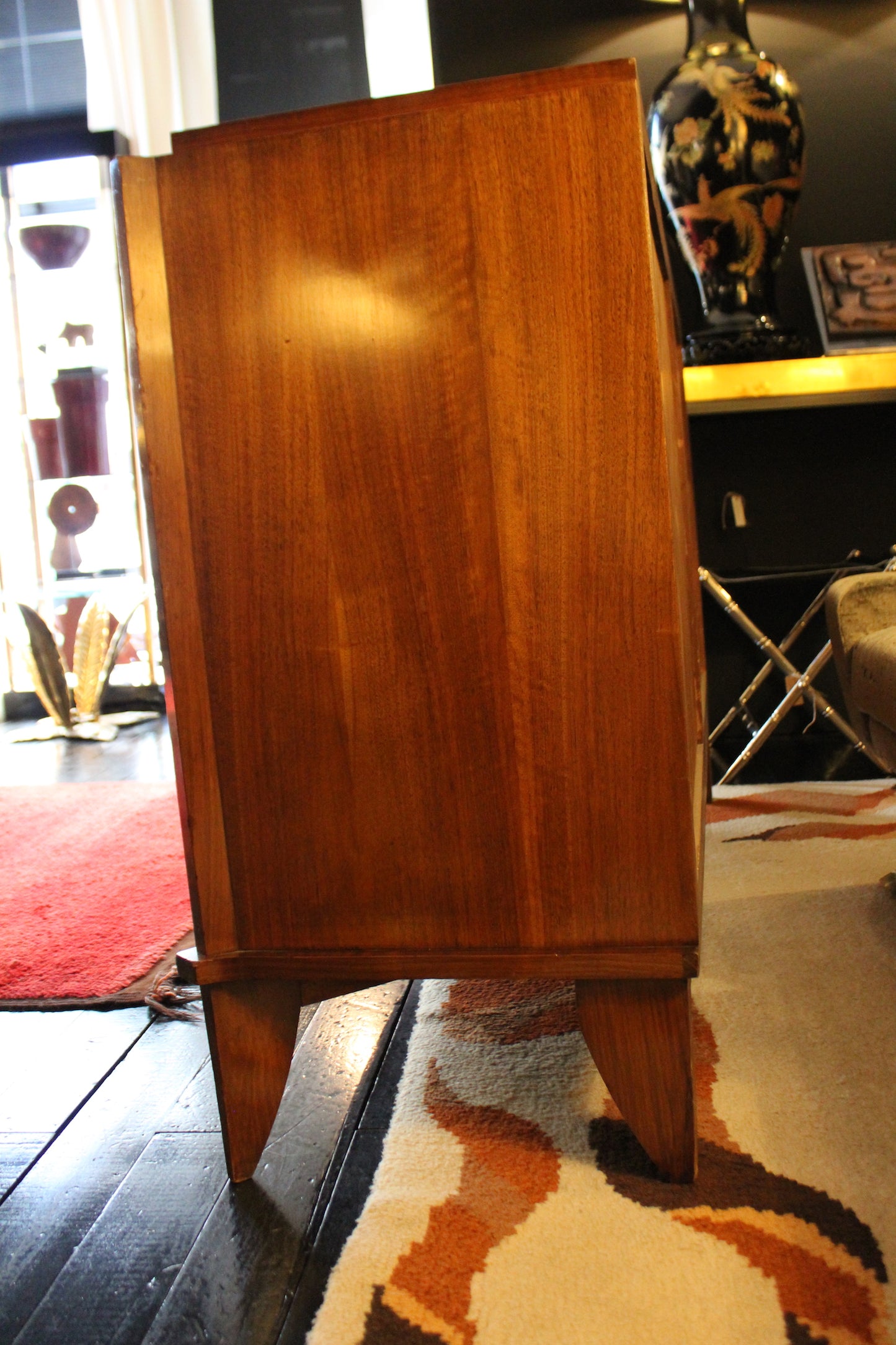 Credenza con ante scorrevoli in Teak, Anni '60