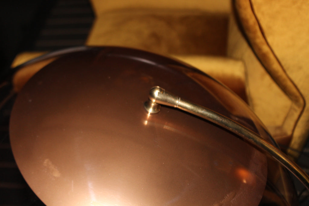 Lampada Stilux 'Orleans Dome' in Marmo e Ottone, Design Anni '50