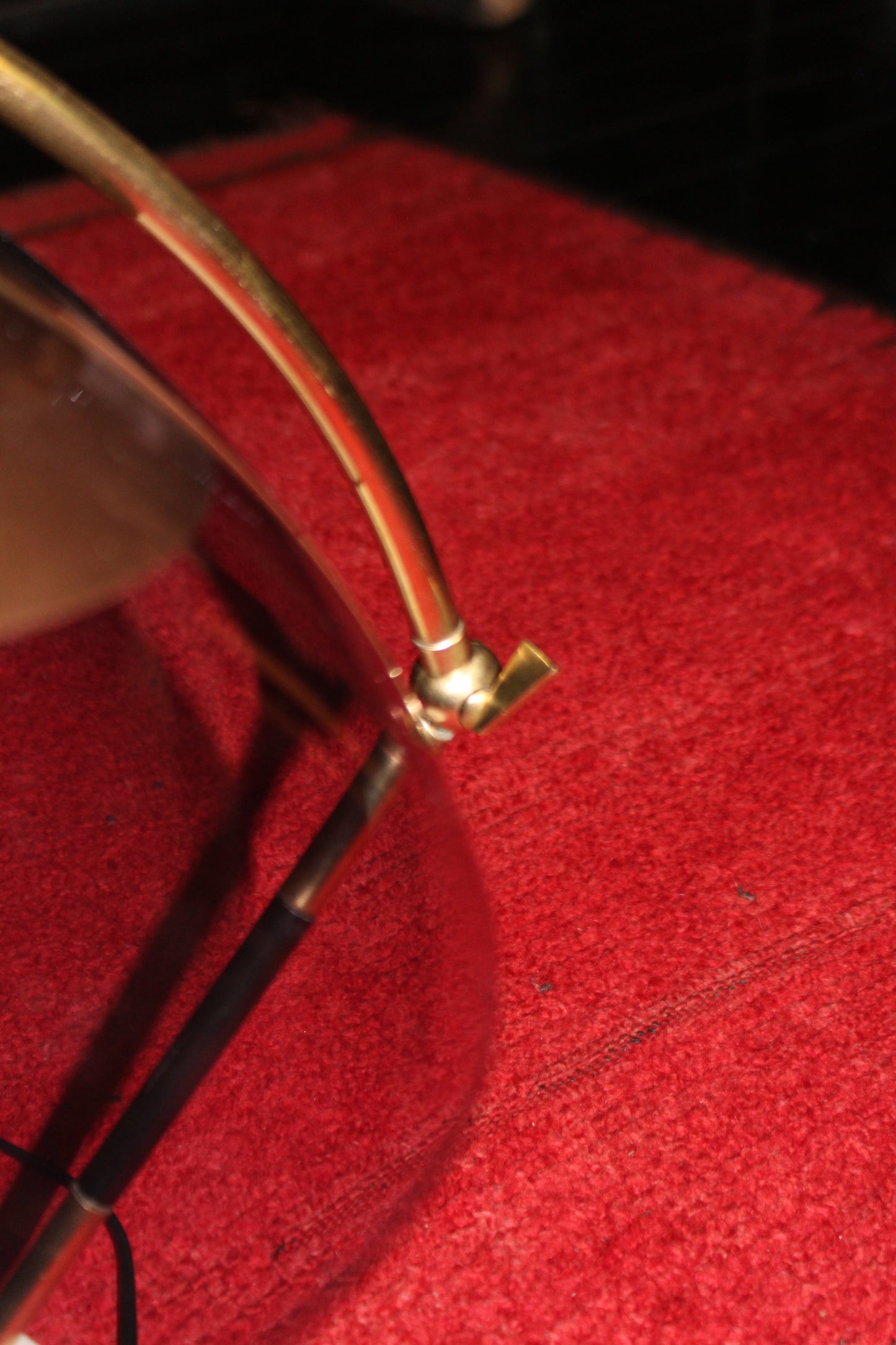 Lampada Stilux 'Orleans Dome' in Marmo e Ottone, Design Anni '50