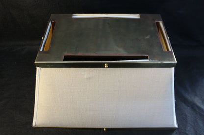 Lampada da Tavolo geometrica in bambù, Anni '70