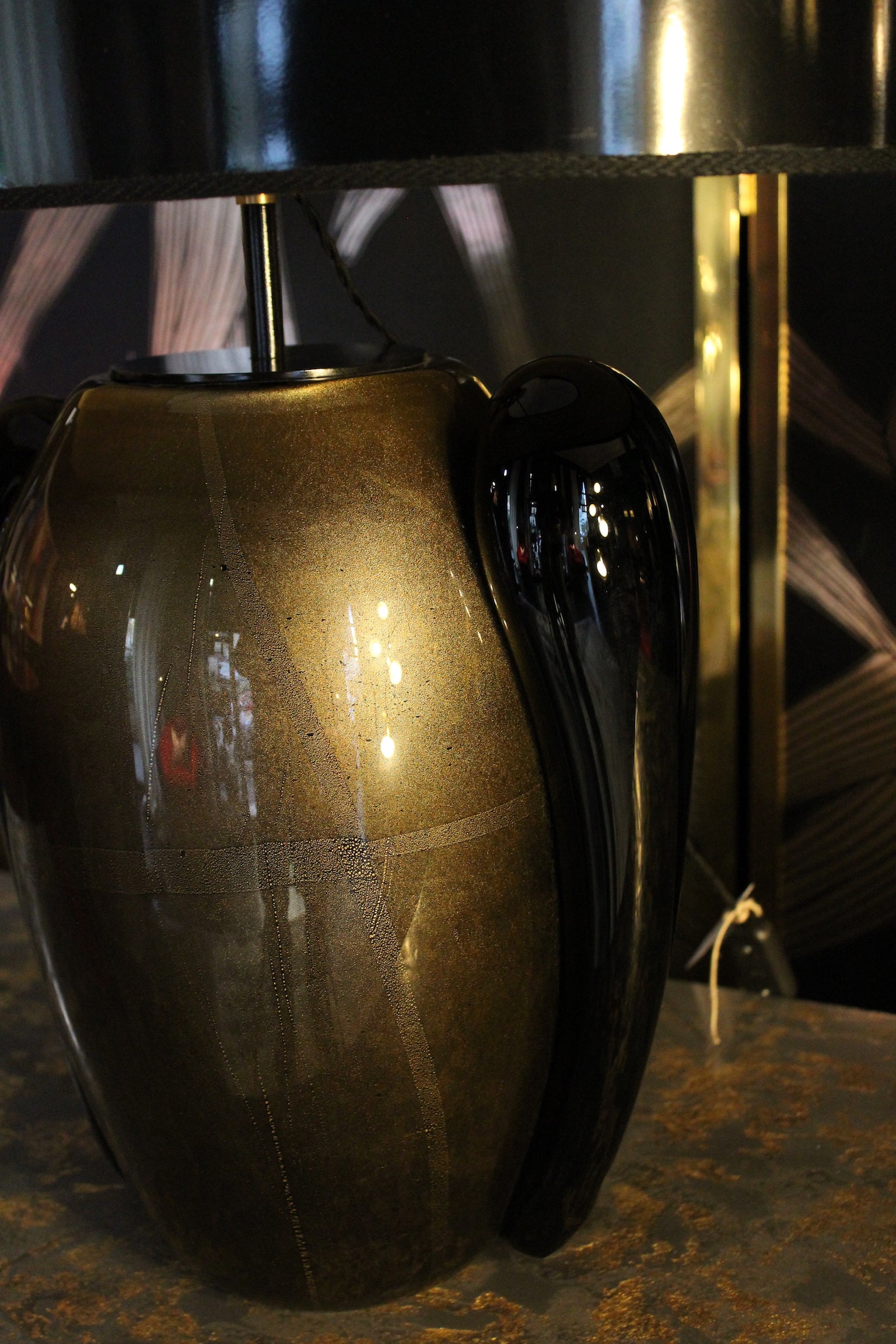 Coppia di Lampade in Vetro di Murano, "Pino Signoretto"