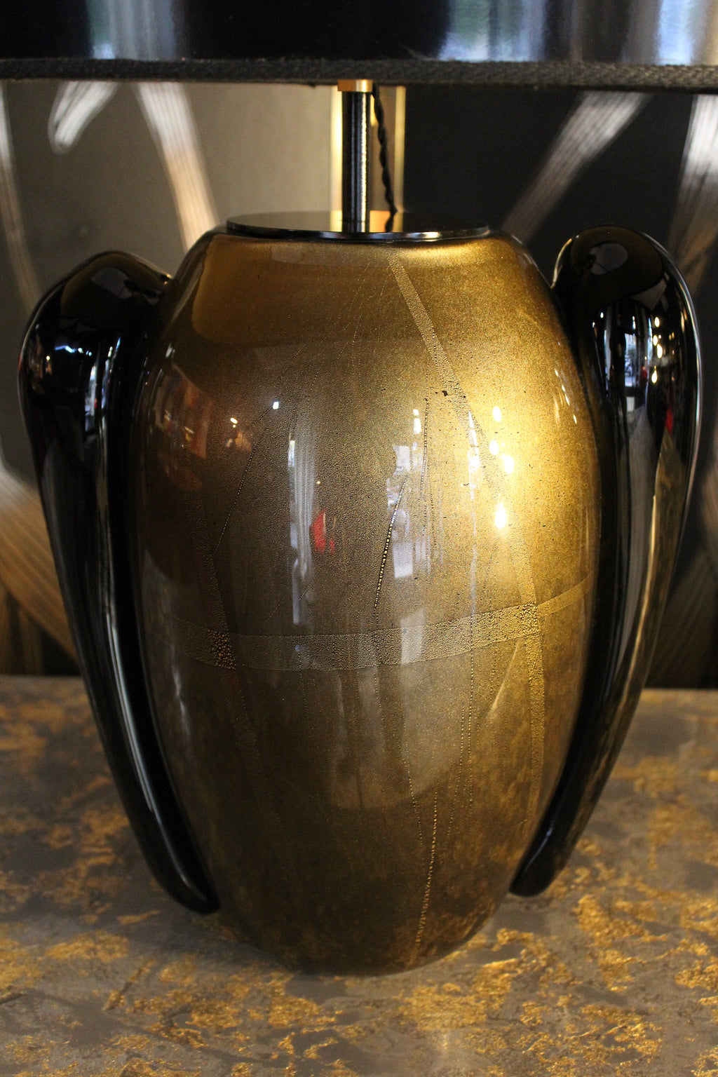 Coppia di Lampade in Vetro di Murano, "Pino Signoretto"