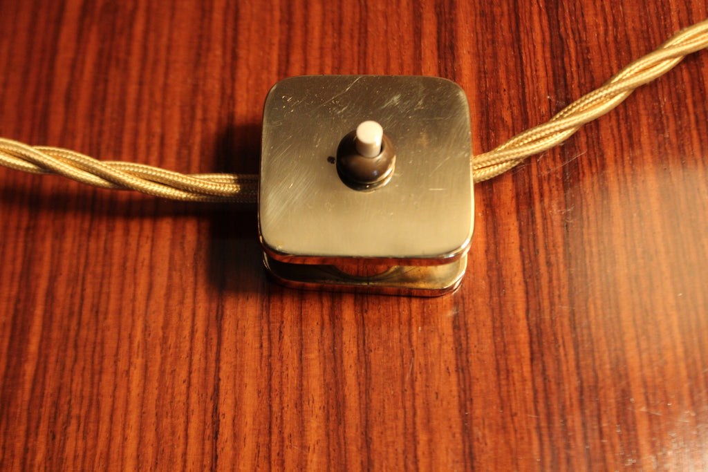 Coppia di Lampade in Ottone e Sughero, Anni '70