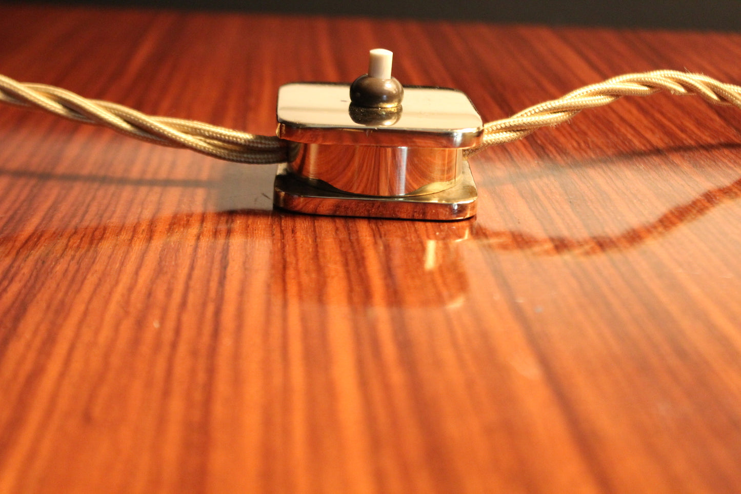 Coppia di Lampade in Ottone e Sughero, Anni '70