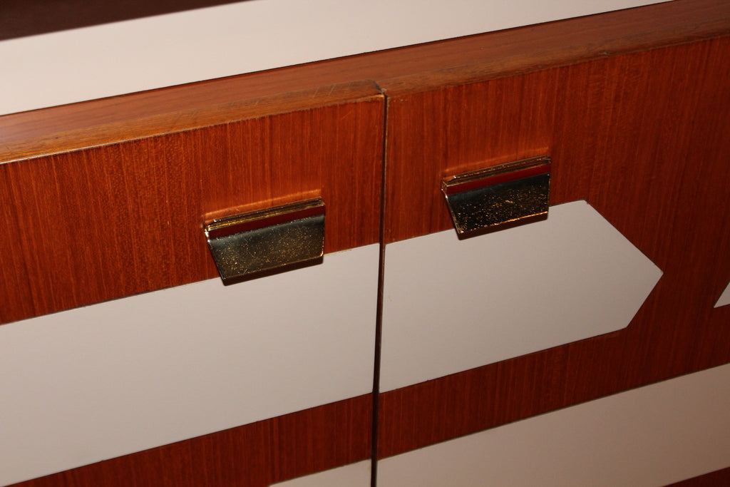 Bar Cabinet with Abstract Inlay, 1960s