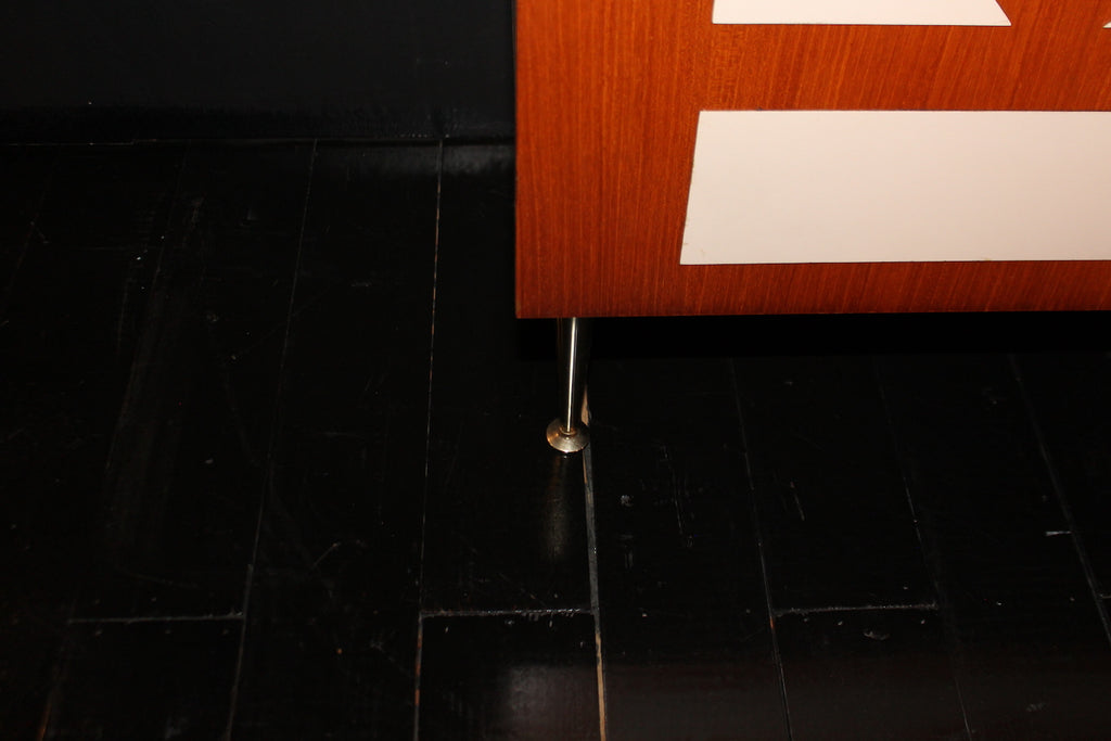 Bar Cabinet with Abstract Inlay, 1960s