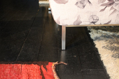 Pair of Linen Armchairs with Floral Print, 1970s