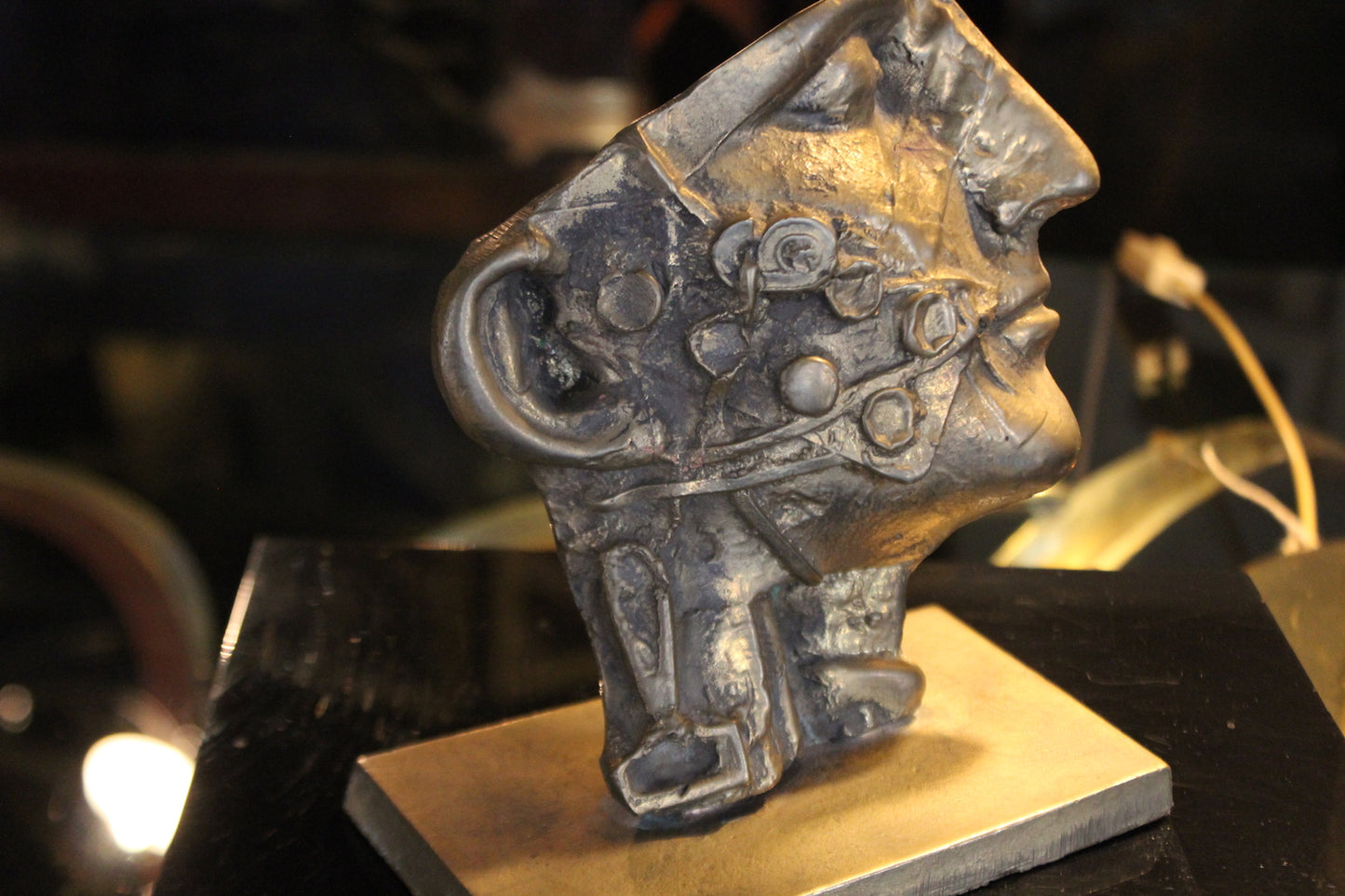 Vincenzo Eulissi, Scultura in Bronzo Patinato, Anni '70