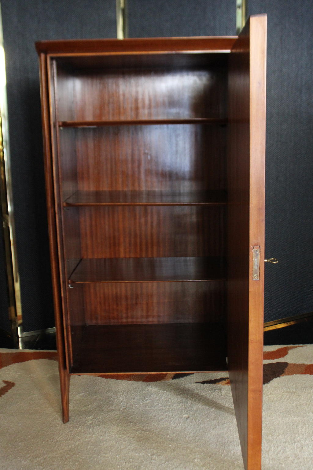 Walnut and Brass Sideboard, 1950s