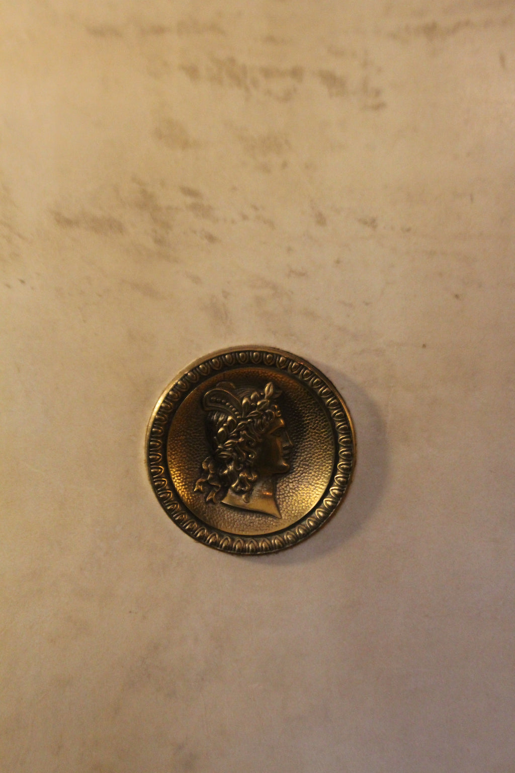 Parchment and Brass Sideboard, 1950s