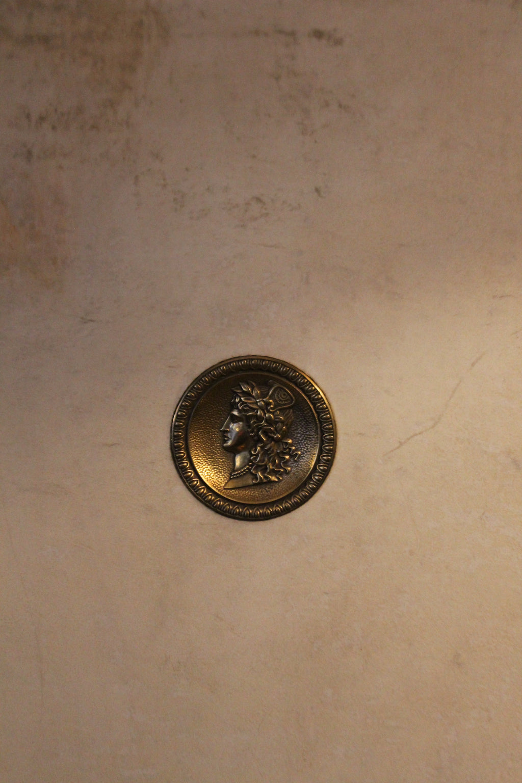 Parchment and Brass Sideboard, 1950s