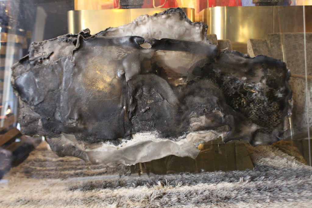 L. Sonzini, Pannello Astratto in Resina Lavorata