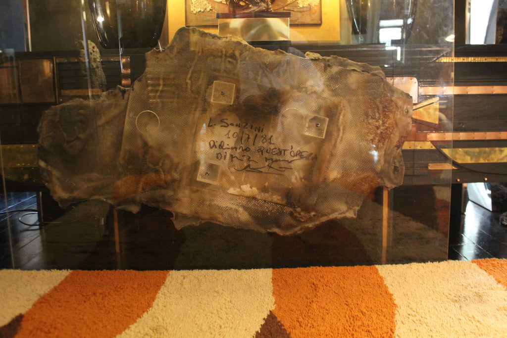 L. Sonzini, Pannello Astratto in Resina Lavorata