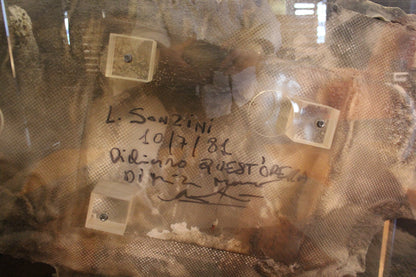L. Sonzini, Pannello Astratto in Resina Lavorata
